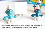 brilsmurf een van de eerste smurfen nr 20006, ZWART OF ROOD, Verzamelen, Smurfen, Verzenden, Zo goed als nieuw, Brilsmurf, Poppetje, Figuurtje of Knuffel