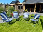 Set van 4 Crespo campingstoelen, Caravans en Kamperen, Ophalen, Gebruikt, Campingstoel