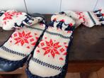 leuke sloffen, sokken winters thema noorse sloffen vintage, Verzenden
