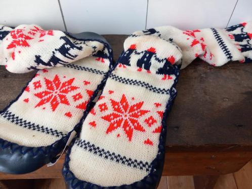 leuke sloffen, sokken winters thema noorse sloffen vintage, Kleding | Dames, Sokken en Kousen, Verzenden