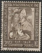 Luxemburg 1958 584 Willibrord, Gest, Ophalen of Verzenden, Luxemburg, Gestempeld