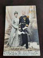Koningin Wilhelmina met Prins Hendrik, Ophalen of Verzenden, Gebruikt, Nederland, Kaart, Foto of Prent