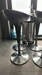 4 stuks Bombo Chairs van Magis (design (bar) krukken) grijs, 60 tot 90 cm, In hoogte verstelbaar, Kunststof, Ophalen of Verzenden