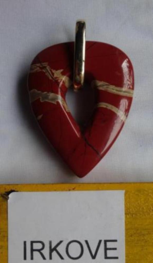 GROTE HANGER * AAN GOUDEN OOG 14K * Kado Tip Hartvorm *, Sieraden, Tassen en Uiterlijk, Kettinghangers, Nieuw, Goud, Rood, Hart