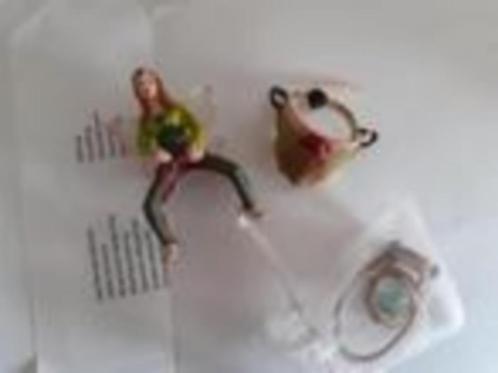 Schleich elf voor op paard, met zadel en tuig, Verzamelen, Dierenverzamelingen, Zo goed als nieuw, Beeldje of Figuurtje, Paard
