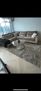 Luxe hotel chique velvet velours vloerkleden darktaupe grijs, Huis en Inrichting, Stoffering | Tapijten en Kleden, Ophalen of Verzenden