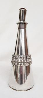 Karaf zilver - Barnsteen., Antiek en Kunst, Antiek | Goud en Zilver, Ophalen of Verzenden, Zilver