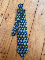 M.C.ESCHER ZIJDEN STROPDAS., Kleding | Heren, Stropdassen, Ophalen of Verzenden, Zo goed als nieuw, Blauw, Met patroon