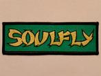 Soulfly 1999 vintage metal hardrock logo patch embleem, Verzamelen, Muziek, Artiesten en Beroemdheden, Ophalen of Verzenden, Gebruikt