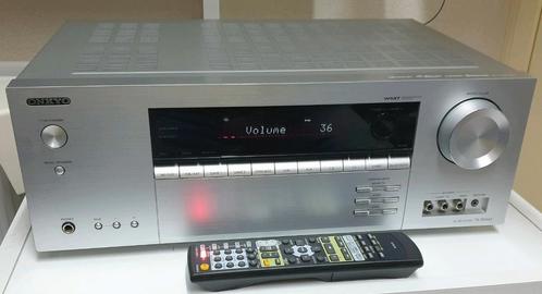 Onkyo receiver TX-SR444 bluetooth + afstandsbediening, Audio, Tv en Foto, Versterkers en Receivers, Gebruikt, 7.1, 60 tot 120 watt