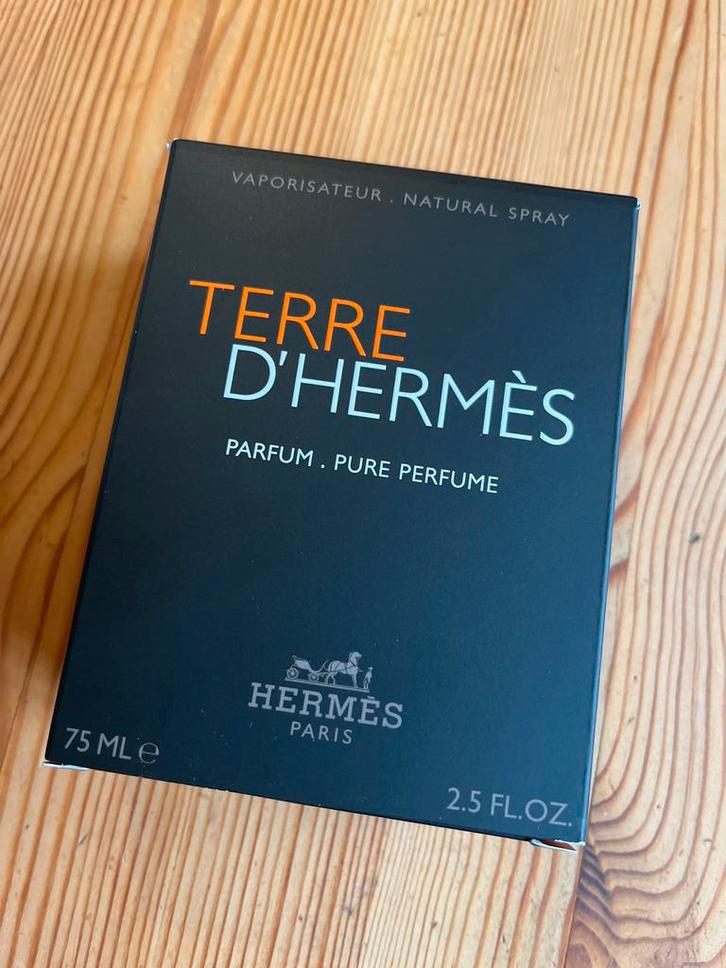 Terre d'Hermes Parfum - Nieuw in doos, Sieraden, Tassen en Uiterlijk, Uiterlijk | Parfum, Nieuw, Ophalen of Verzenden