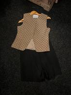Aparte gillet, Kleding | Dames, Blouses en Tunieken, Ophalen of Verzenden, Nieuw, Maat 36 (S), Bruin