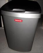 CURVER AFVALBAK - KLEPDEKSEL - ANTRACIET - Z.G.A.N., Ophalen, Kunststof, 50 tot 75 cm, 40 liter of meer