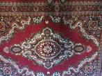 vloerkleed 160x230 rood bewerkt., 150 tot 200 cm, 200 cm of meer, Ophalen of Verzenden, Rechthoekig