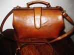 LEREN Tas nieuw eigen ontwerp bruin gevoerd zie beschrijving, Ophalen of Verzenden, Nieuw, Bruin, Schoudertasje