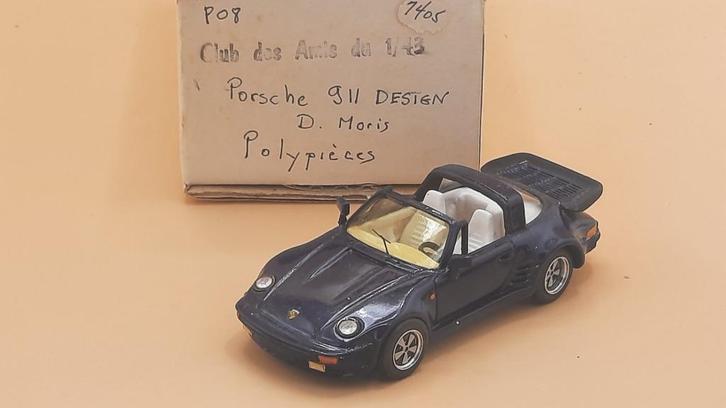 Porsche 911 Design Polypieces 1:43 Club des Amis handbouw, Hobby en Vrije tijd, Modelauto's | 1:43, Gebruikt, Auto, Overige merken
