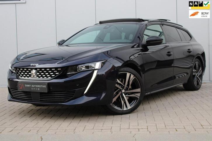 Peugeot 508 SW 1.6 PureTech GT PANO I 360CAM I ACC I CARPLAY, Auto's, Peugeot, Bedrijf, Te koop, 360° camera, ABS, Achteruitrijcamera