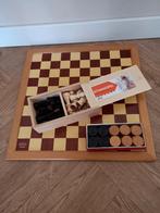 Vintage Homas schaakbord met stenen, Ophalen of Verzenden, Zo goed als nieuw