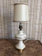 Antiek Brocante schemerlampje, lampje, tafellamp, 2 kapjes, Antiek en Kunst, Antiek | Lampen, Ophalen of Verzenden
