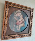 Antieke Victoriaanse Litho religieuze Madonna Della Seggiola, Ophalen