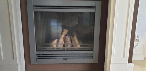Faber inbouw gaskachel 6,1 kW incl. ca 250 cm rookkanaal, Huis en Inrichting, Haarden, Gebruikt, Gashaard, Ophalen