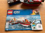 Lego City Brandweerboot 60213, Ophalen of Verzenden, Zo goed als nieuw, Complete set, Lego
