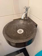 Natuursteen Toilet Fonteintje, Doe-het-zelf en Verbouw, Sanitair, Ophalen, Gebruikt