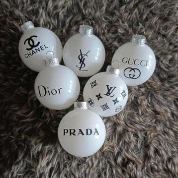 Kerstballen Chanel Gucci Prada Louis vuitton WEEK KNALLER beschikbaar voor biedingen