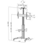 TV Standaard wielen 43 49 50 55 58 60 65 70 inch presentatie, 2direct GmbH, Langenstück 5 58579 Schalksmühle, Germany, Nieuw, Ophalen of Verzenden