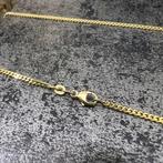 14 karaat gouden massief cuban schakel nieuw, Ophalen of Verzenden, Zo goed als nieuw, Goud