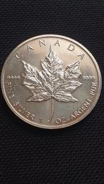 5 Dollars 1993 Silver Maple Leaf, Oplage: 889.946, Zilver, Ophalen of Verzenden, Losse munt, Noord-Amerika