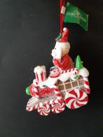Snoeplocomotief kerstman 2kerstornament Kurt S. Adler, Verzenden, Nieuw