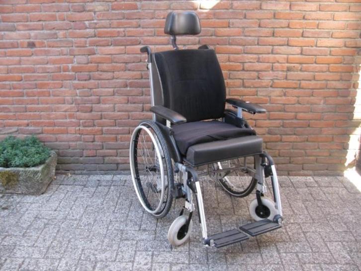 Robin Moving People rolstoel 49 cm met Roho lucht zitkussen, Diversen, Rolstoelen, Zo goed als nieuw, Duwrolstoel, Inklapbaar