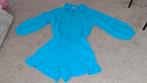 Aqua blauw setje broekje met roesel en shirt, Ophalen of Verzenden, Nieuw