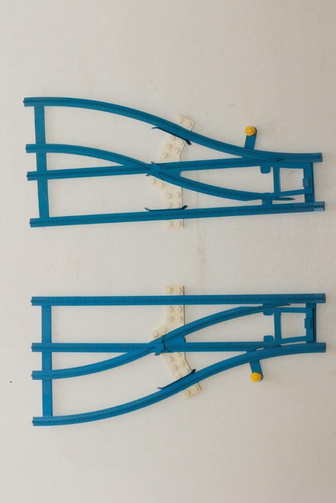 LEGO 154 -1 # Train 4.5V: Set Hand wissels. 1 R en 1 Links, Kinderen en Baby's, Speelgoed | Duplo en Lego, Gebruikt, Lego, Complete set