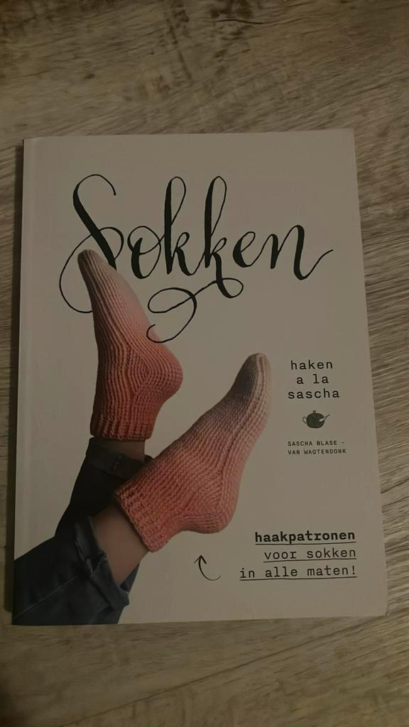 Sascha Blase-Van Wagtendonk - Sokken haken à la Sascha, Boeken, Hobby en Vrije tijd, Zo goed als nieuw, Breien en Haken, Ophalen of Verzenden