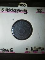 RARE German Coin 5 Reichspfennig 1944 G Zinc, Ophalen of Verzenden, Duitsland