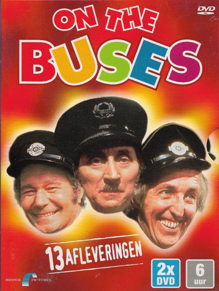 Britse comedy serie, "On the buses", 2 dvd-boxen, compleet, Cd's en Dvd's, Dvd's | Tv en Series, Zo goed als nieuw, Komedie, Boxset