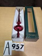 kerstboom piek rood glas, Diversen, Kerst, Ophalen of Verzenden, 'T Olde Gre-j, Info@toldegrej.nl, Endepoelstraat 20f Didam