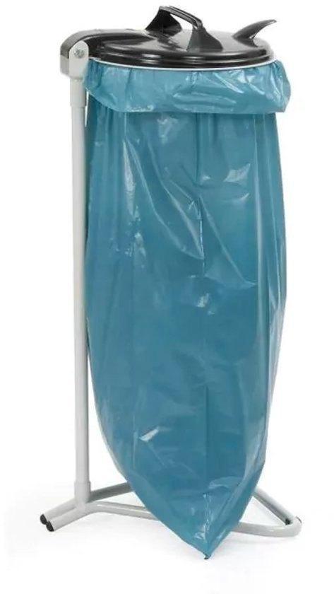 Fetra Afvalzakhouder 120 Liter Grijs, Huis en Inrichting, Woonaccessoires | Prullenbakken, Nieuw, Rvs, 75 cm of meer, 40 liter of meer