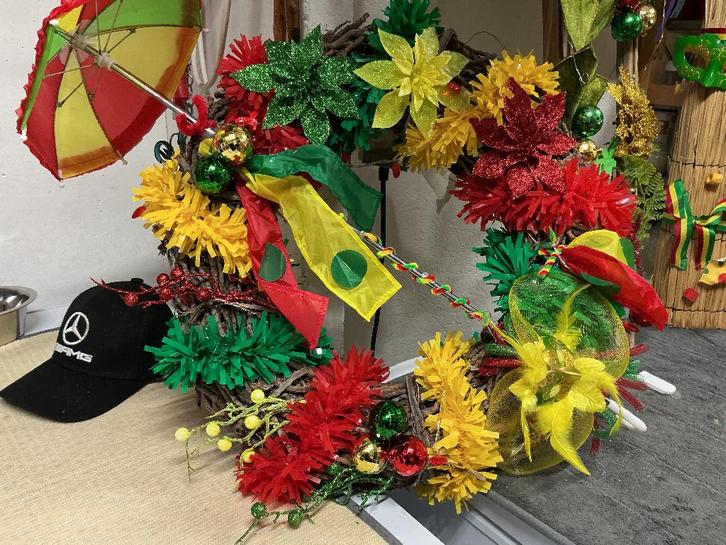 Carnaval kransen met licht, Diversen, Rommelmarktspullen, Nieuw, Ophalen