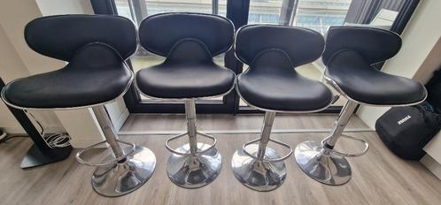 Bar Stools, Huis en Inrichting, Barkrukken, Zo goed als nieuw, 60 tot 90 cm, Metaal, 4 krukken, In hoogte verstelbaar, Ophalen