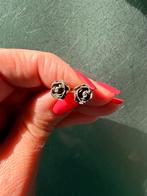 Zilveren roosjes oorbellen, Ophalen of Verzenden, Zilver