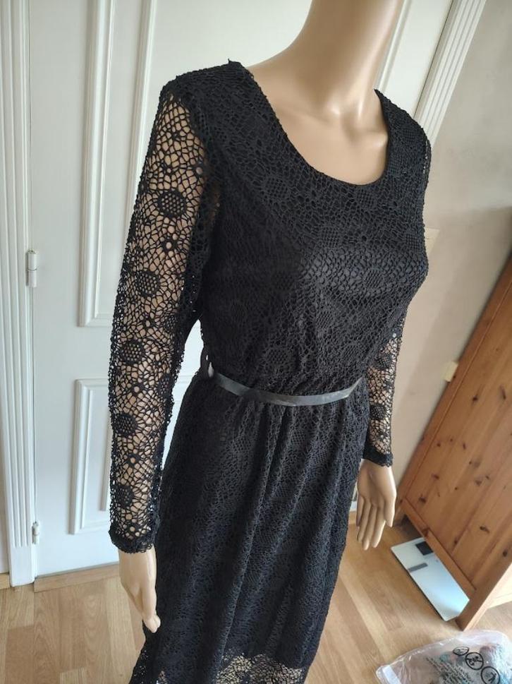 nieuwe avond jurk / kleed, Kleding | Dames, Jurken, Nieuw, Maat 36 (S), Zwart, Onder de knie, Verzenden