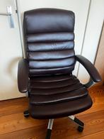 Comfortabele bureaustoel/gamestoel leer, Ophalen, Gebruikt, Bruin, Bureaustoel
