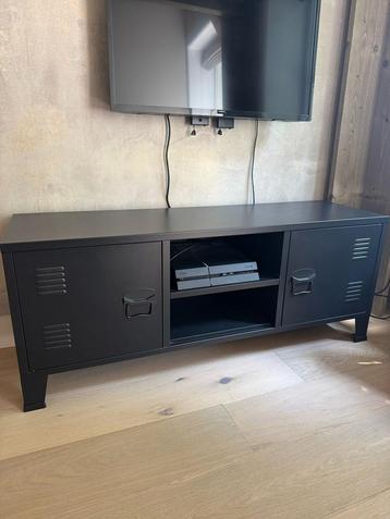 Ijzeren zwarte tv meubel