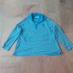 Vintage blauw grijze lange polo Miss Etam maat 50, Blauw, Vintage, Gedragen, Shirt of Top