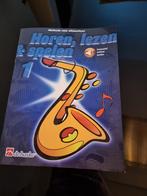 Lesboek Altsaxofoon - Horen, Lezen & Spelen 1, Gebruikt, Overige genres, Saxofoon, Overige soorten