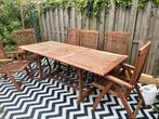 Hardhouten tuinset, 6 personen, Tuin en Terras, Tuinsets en Loungesets, Hardhout, Gebruikt, Ophalen