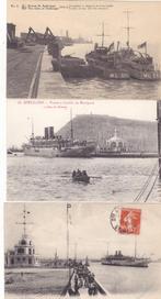 Scheepvaart, 8 X, Havens., Verzamelen, Ansichtkaarten | Themakaarten, Ongelopen, 1920 tot 1940, Voertuig, Verzenden